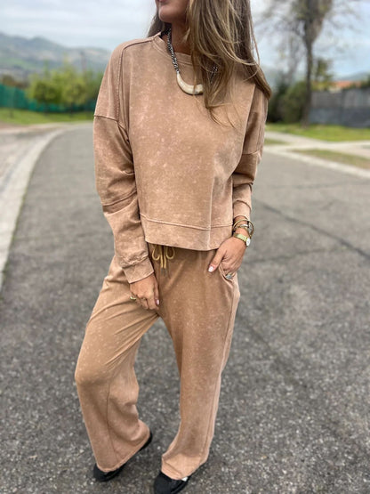 Damen Sweatshirt Jogginghosen Set Eveloria