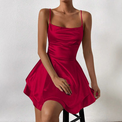 Damen Freizeitkleid Trägerdesign Schwingrock Eveloria