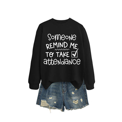 Damen Sweatshirt Witziges Motiv Grau Eveloria