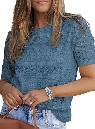 Damen Strickoberteil mit Strukturdesign Eveloria