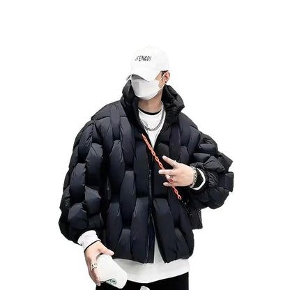 Eveloria Unisex Geplüschte Pufferjacke