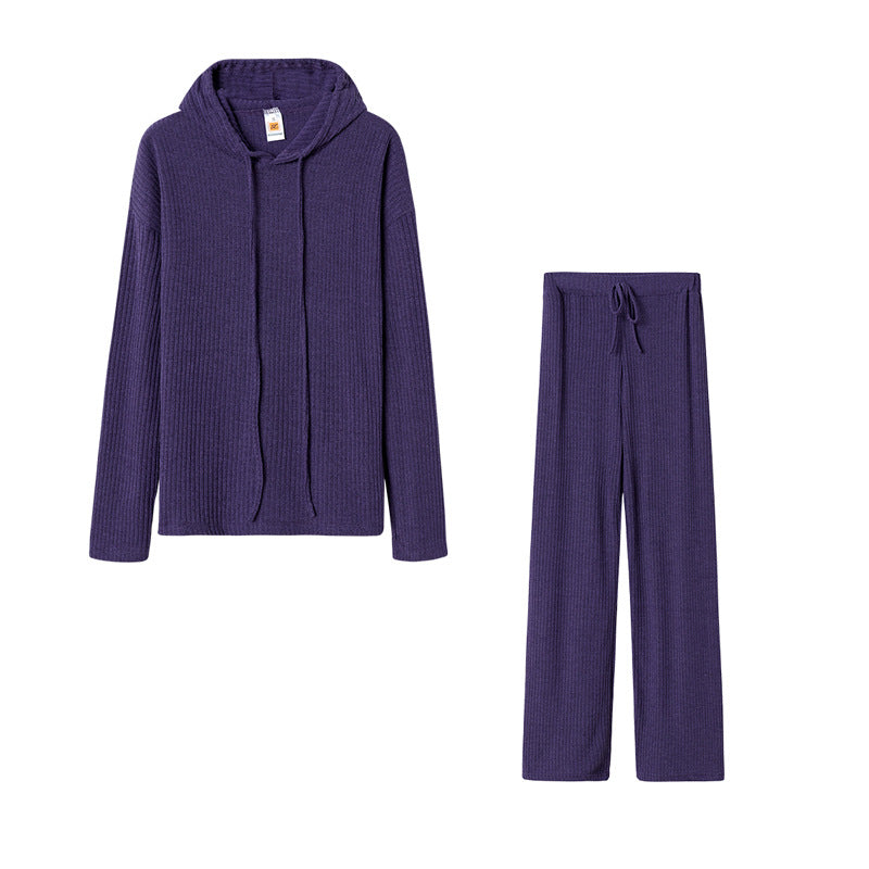 Damen Pullover Hose Set Eveloria Gemütlich