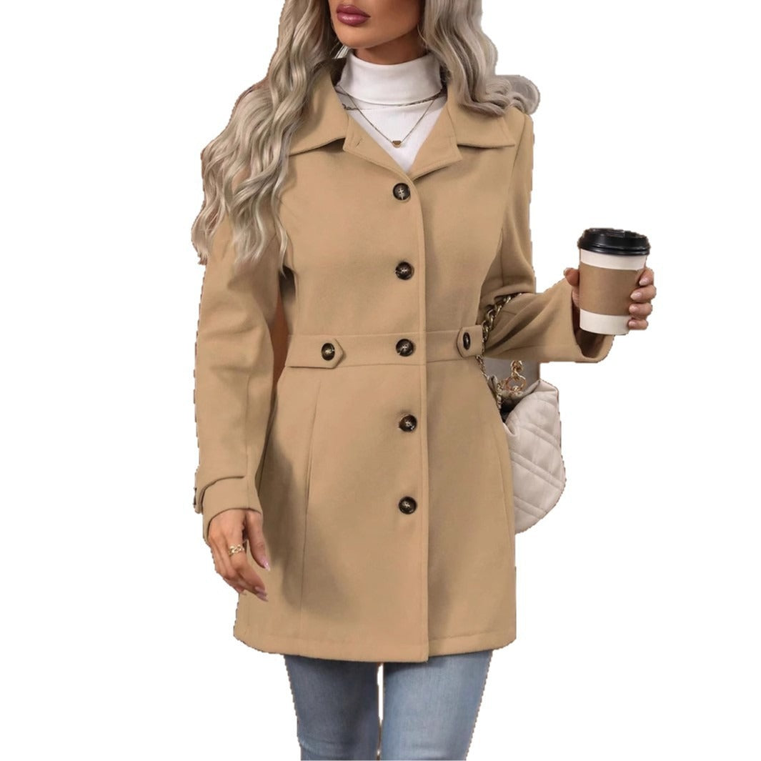 Damen Trenchcoat mit Gürtel Eveloria