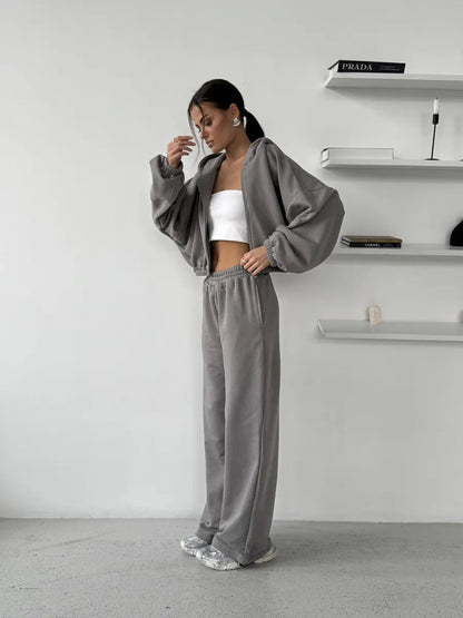 Damen Hoodie-Set Weite Ärmel von Eveloria