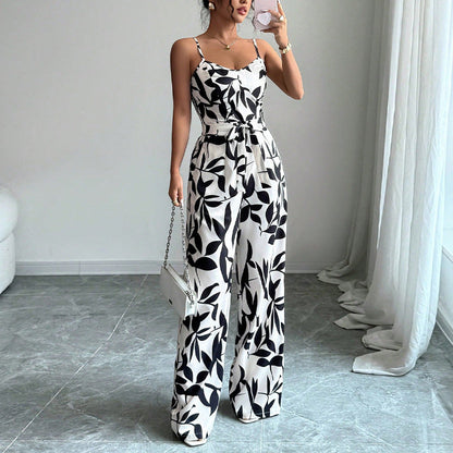 Damen Jumpsuit Eveloria Floral Elegant