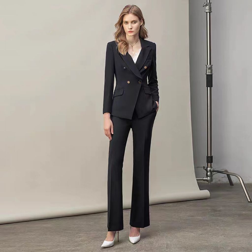 Damen Eleganter Zweiknopf-Anzug Eveloria