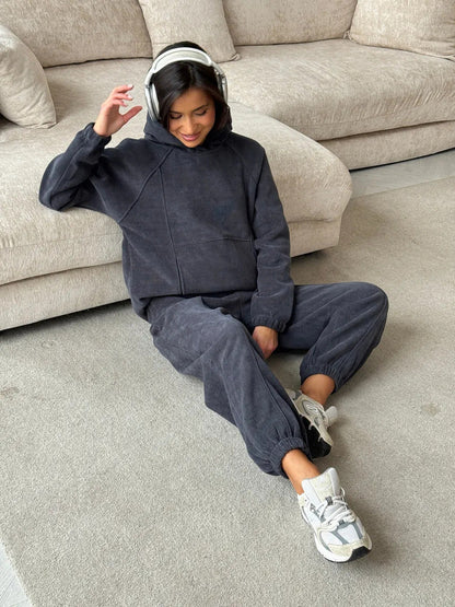 Damen Fleece Freizeitanzug Eveloria