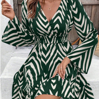 Damen Wickelkleid Voluminöser Rock Eveloria - Eveloria