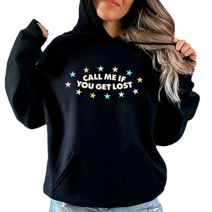 Damen Kapuzenpullover Kreativer Aufdruck Lässige Passform