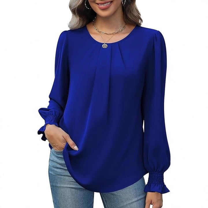 Damen Bluse Puffärmel Eveloria - Eveloria
