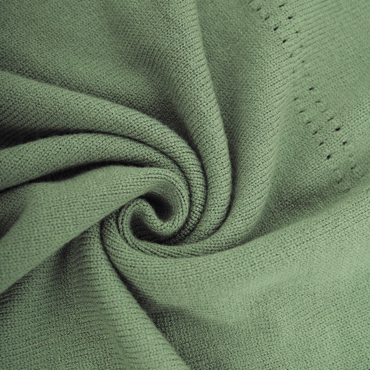 Damen Strickpullover Weich Lochmuster Anthrazit Eveloria