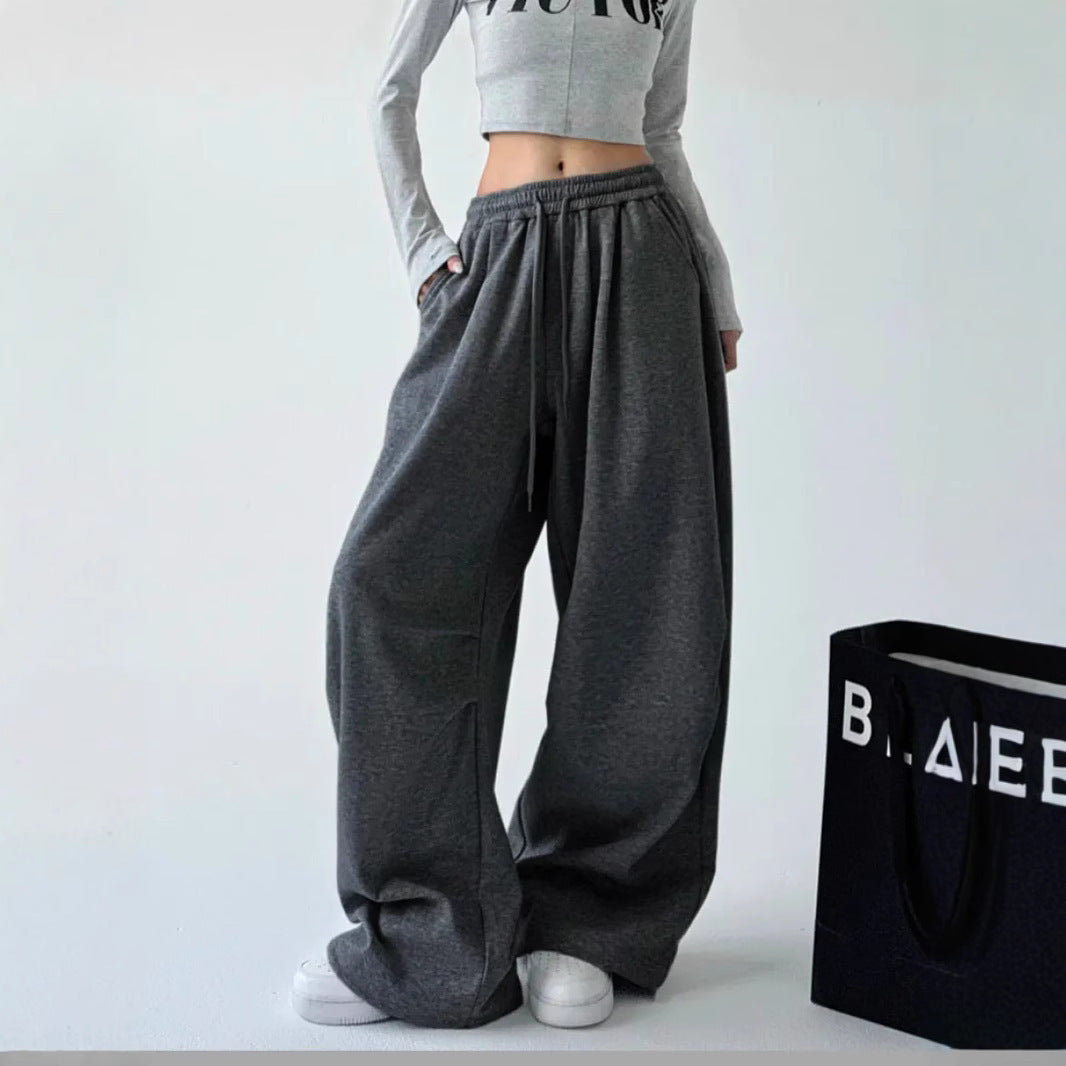 Damen Jogginghose Elastischer Bund Seitentaschen Bequem