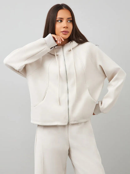 Damen Kapuzenjacke Frisch Eveloria