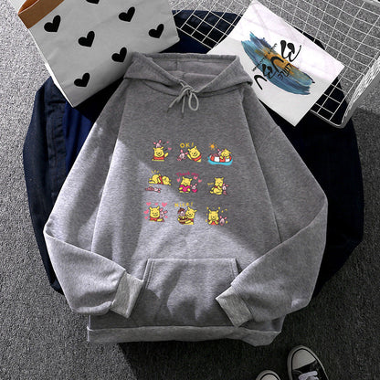 Damen Hoodie Pikachu Motiv Eveloria