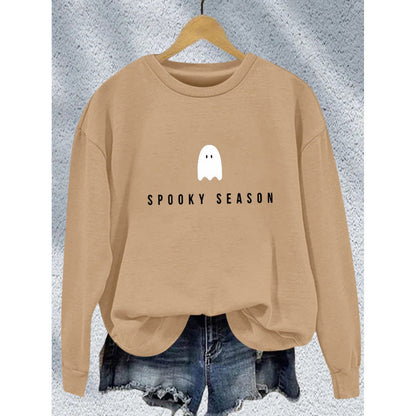 Damen Sweatshirt Weiches Innenfleece Gruselmotiv Eveloria