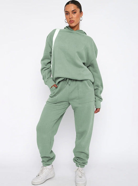 Heidrun Damen Hoodie Jogger Set Kuschelig