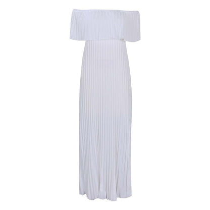 Damen Off-Shoulder Maxikleid Eveloria