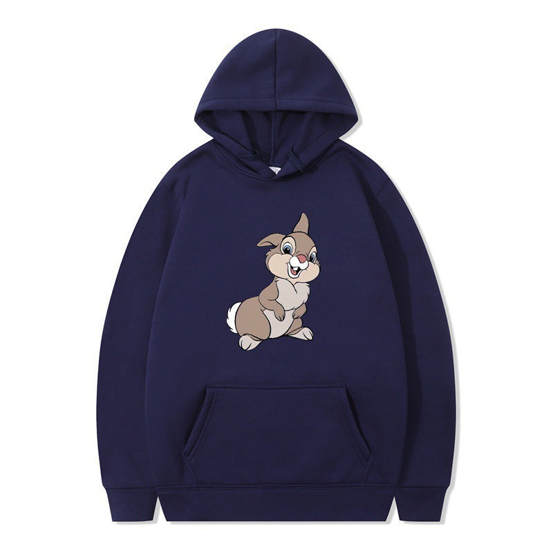 Damen Kapuzenpullover mit Hasen-Design und Kängurutaschen