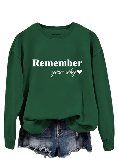 Damen Sweatshirt Lässig Motiv-Aufdruck Grau Eveloria