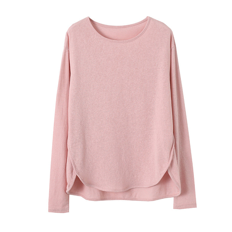 Damen Langarmshirt Atmungsaktives Material Komfortabler Schnitt