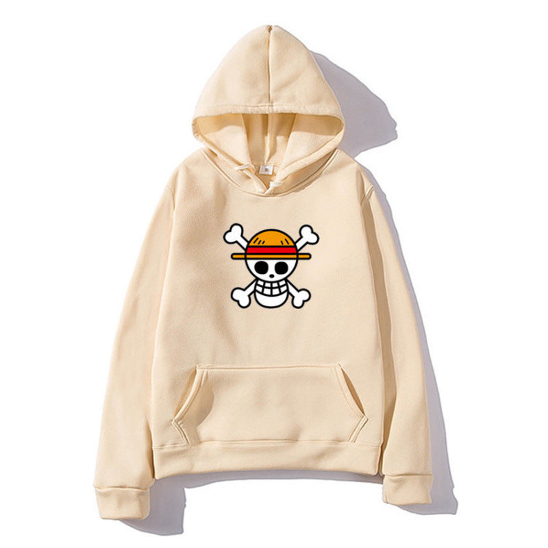 Damen Kapuzenpullover Piratenmotiv Bequem Eveloria