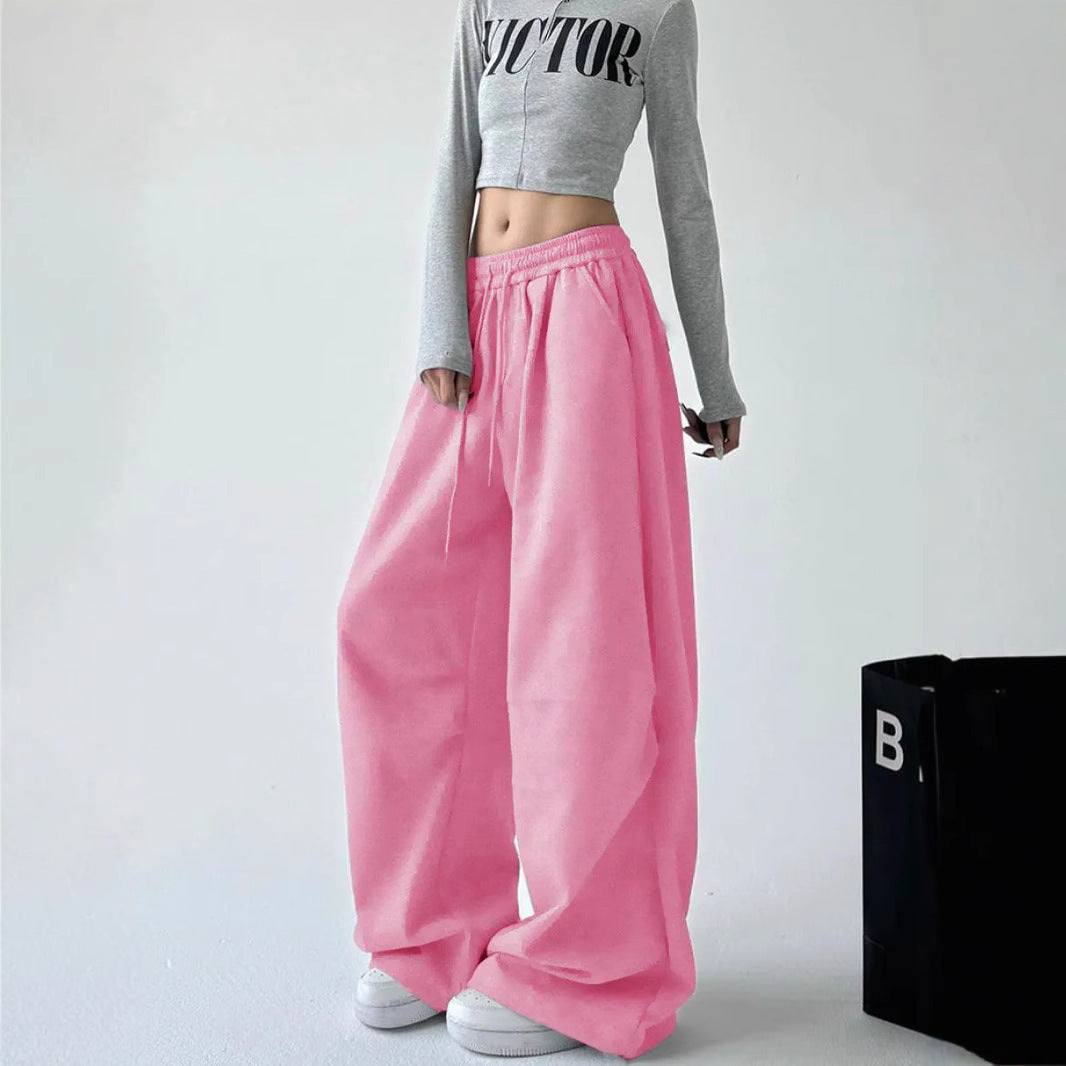 Damen Jogginghose Elastischer Bund Seitentaschen Bequem