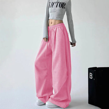 Damen Jogginghose Elastischer Bund Seitentaschen Bequem