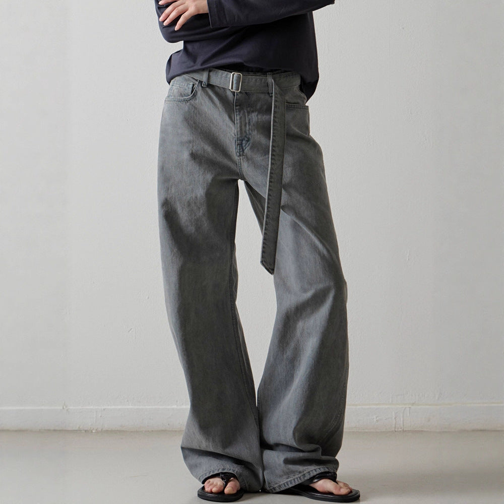 Damen Relaxed-Fit Jeans Weit Bequem Eveloria