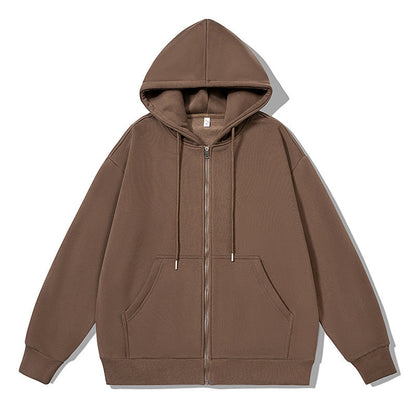 Damen Hoodie mit Taschen Weiches Innenfutter Grau Eveloria