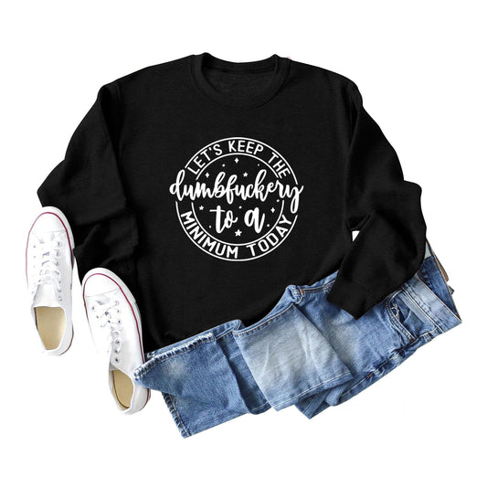 Damen Sweatshirt Motivierender Aufdruck Graffiti-Design Eveloria - Eveloria