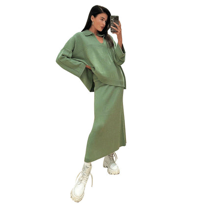 Damen Strickpullover Weich Lochmuster Anthrazit Eveloria
