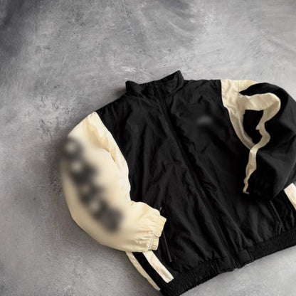 Damen Sportjacke Funktionsjacke Klassisch Weiß