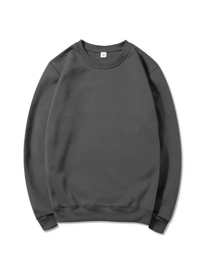 Damen Sweatshirt Weiches Fleece Lässiger Schnitt Grau Eveloria