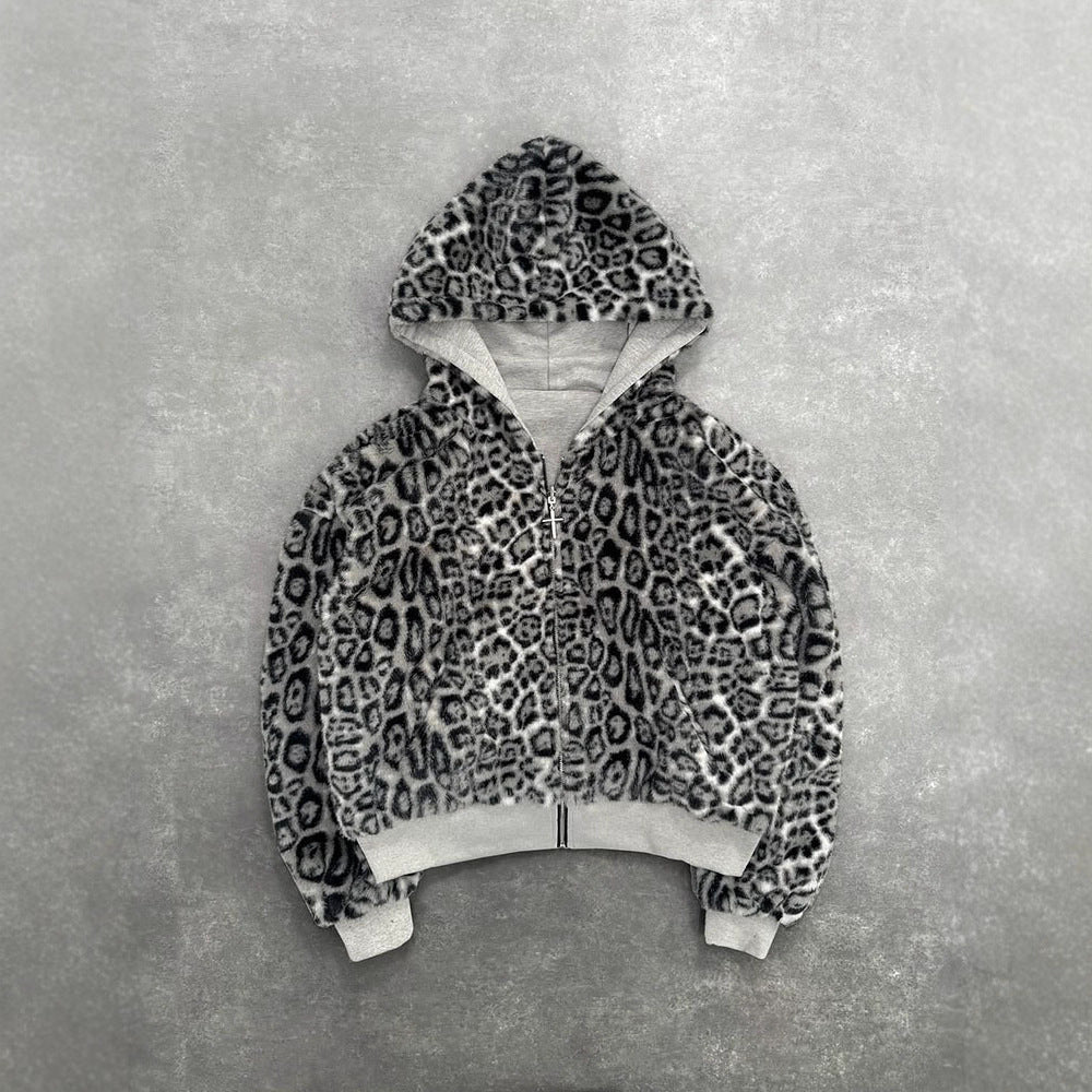 Eveloria Damen Kapuzenpullover Weiches Innenfutter Reißverschluss