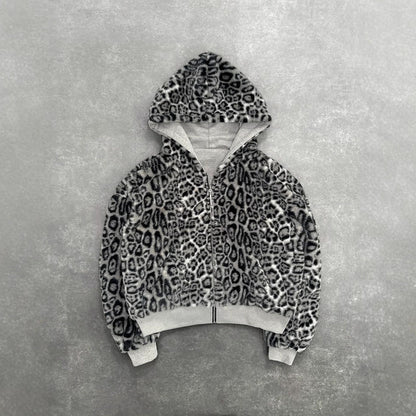 Eveloria Damen Kapuzenpullover Weiches Innenfutter Reißverschluss
