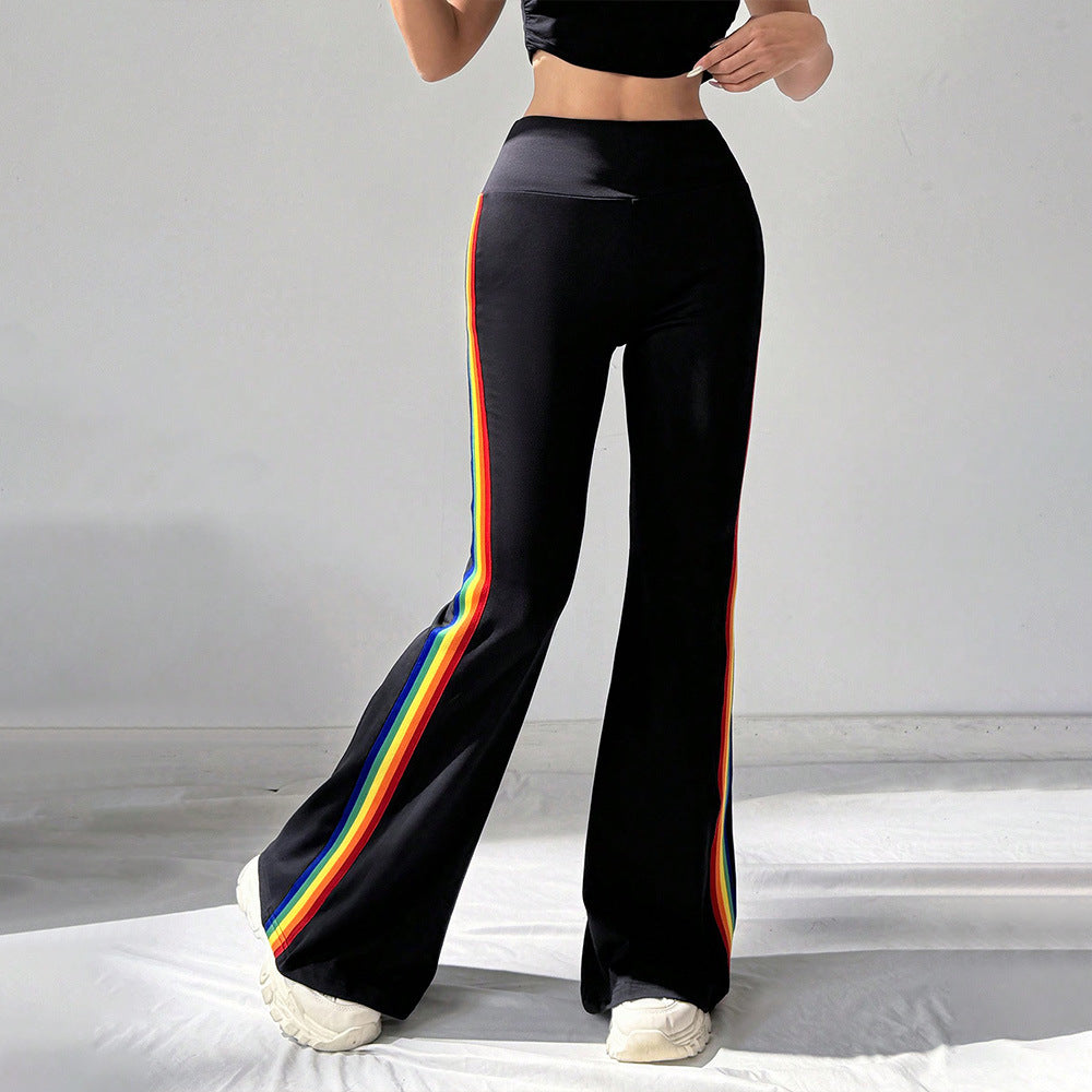 Damen Slimfit Sporthose mit Streifen Eveloria