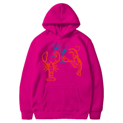 Damen Kapuzenpullover Hummer Motiv Eveloria