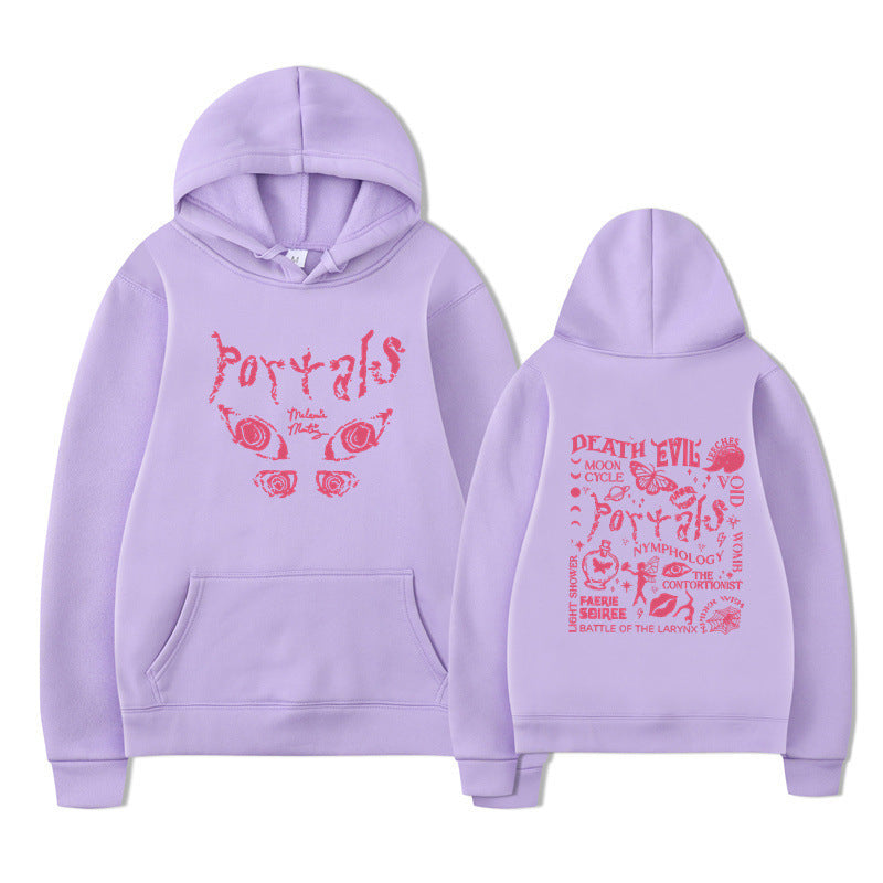 Damen Kapuzenpullover Bequem Kreatives Motiv Eveloria