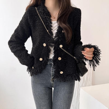 Damen Strickjacke mit Fransen Eveloria wird zu: Eveloria Damen