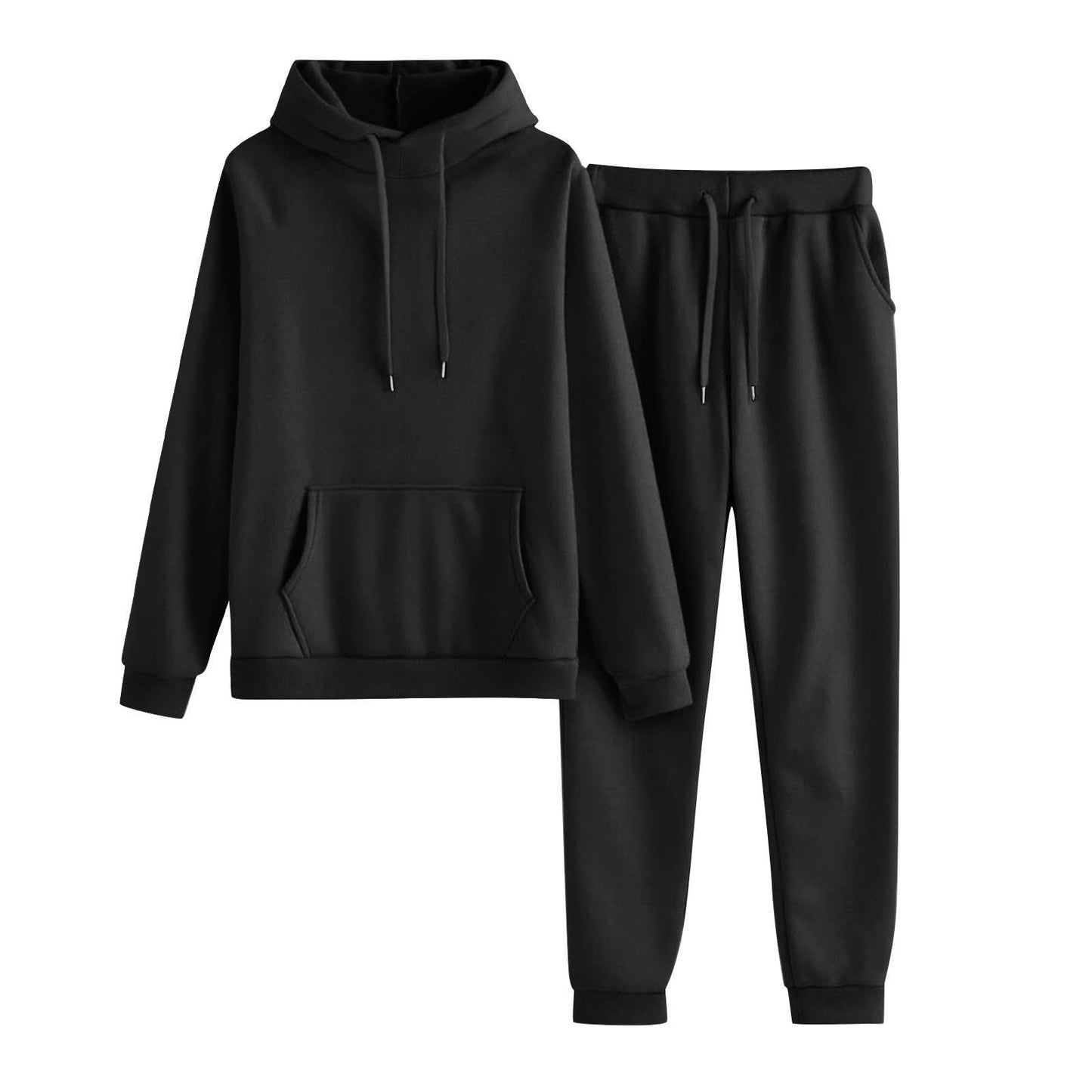 Damen Hoodie Jogginghose Set Lässig Mit Taschen Eveloria