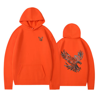 Damen Kapuzenpullover Adlerdesign Weich Eveloria
