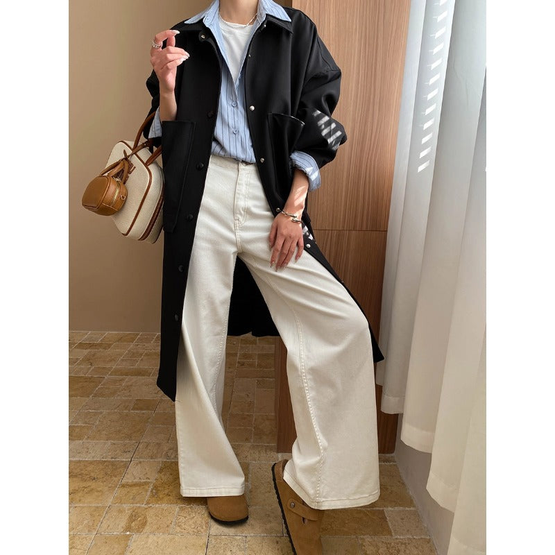 Damen Oversized-Jacke Modischer Schnitt Eveloria