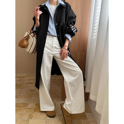 Damen Oversized-Jacke Modischer Schnitt Eveloria