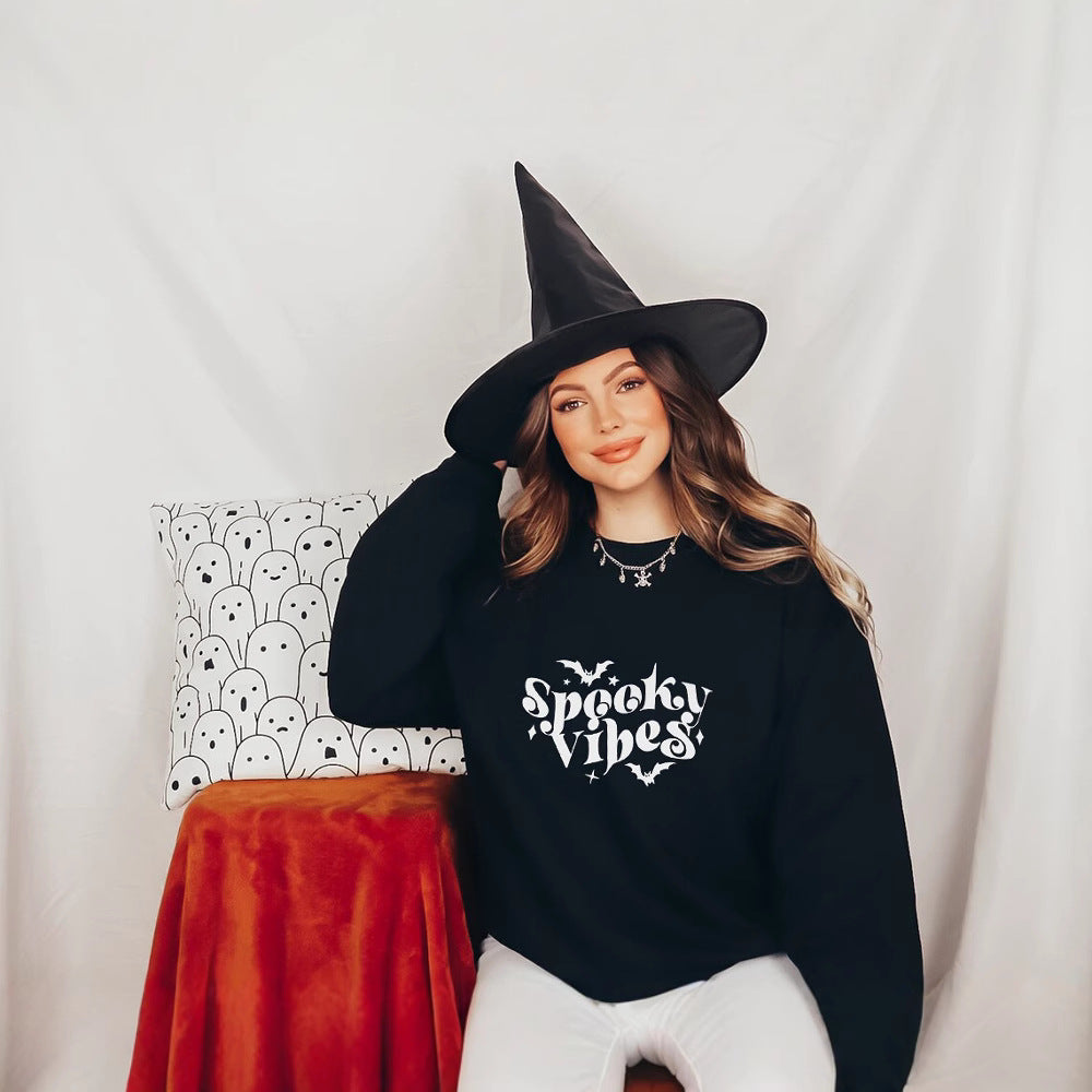 Damen Sweatshirt Halloween-Design Bequem Eveloria