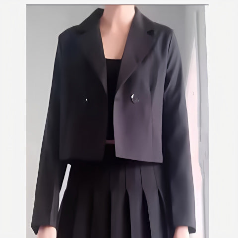 Damen Cropped Blazerjacke Eveloria