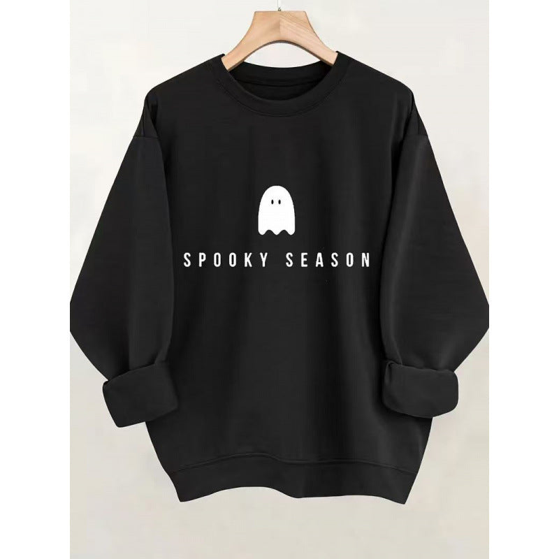 Damen Sweatshirt Weiches Innenfleece Gruselmotiv Eveloria