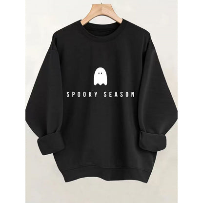 Damen Sweatshirt Weiches Innenfleece Gruselmotiv Eveloria
