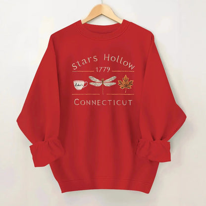Damen Sweatshirt Stars Hollow Motiv Eveloria Grau