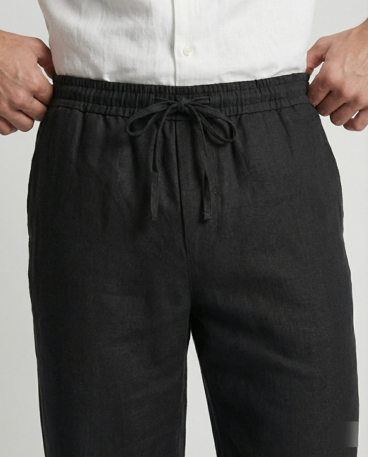 Herren Leinenhose Bequem Sommer