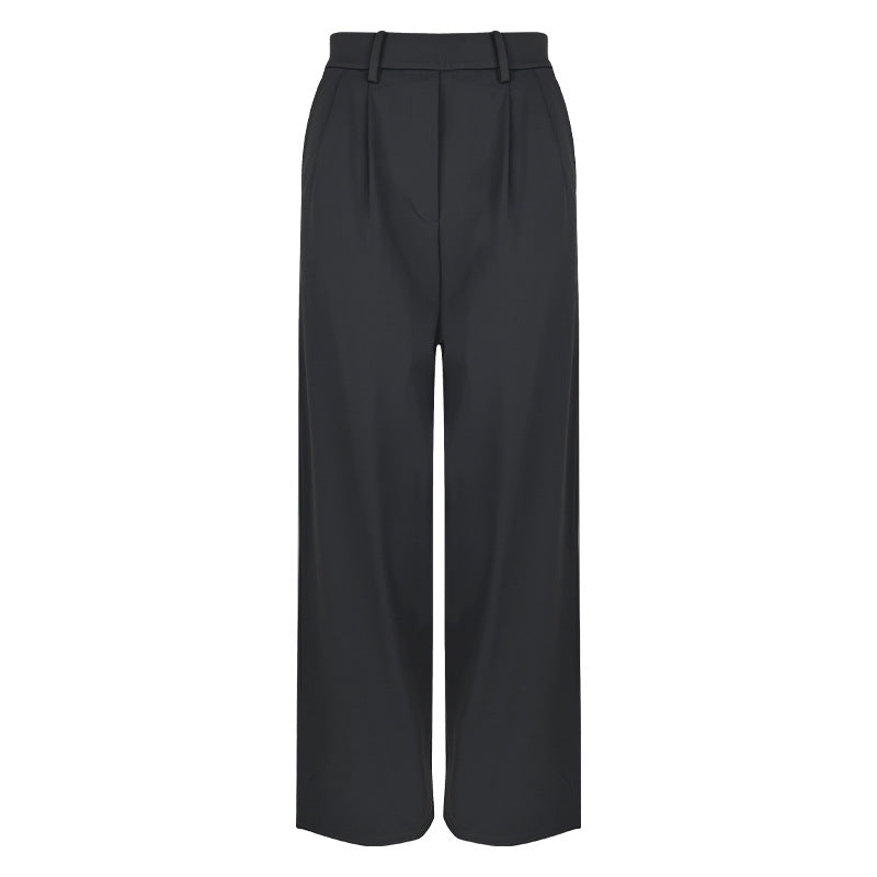Eveloria Damen Gerade Hose mit Taschen